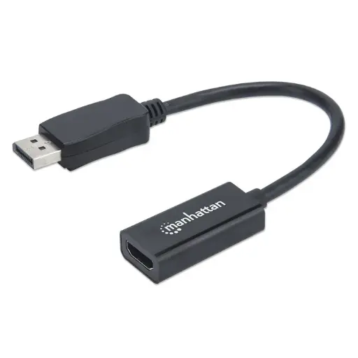 [151634] Manhattan Adaptador Pasivo DisplayPort Macho - HDMI Hembra, Negro AC-10779 SKU: 151634