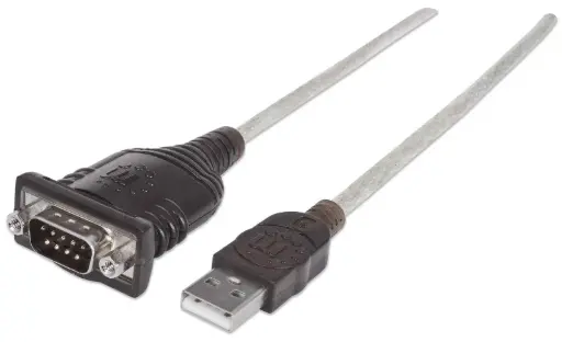 [151849] Manhattan Cable USB Macho - DB9 Macho, 1.8 Metros, Plata AC-6442 SKU: 151849