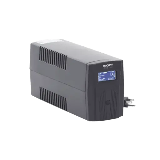 [EPU850LCD] UPS de 850VA/510W / Topología Línea Interactiva / Entrada y Salida 120 Vca / Clavija NEMA 5-15P / 6 Tomas NEMA 5-15R / Sin RJ11 ni RJ45 SKU: EPU850LCD