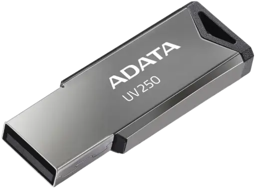 [AUV250-32G-RBK] Memoria USB Adata UV250, 32GB, USB 2.0, Plata, RAM-3930 SKU: AUV250-32G-RBK