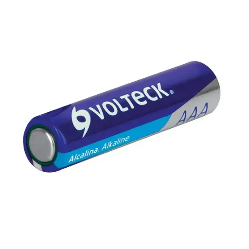 [46013] 1 Pieza Pila Alcalina AAA, VOLTECK AL-AAA-D Duración Mínima Promedio 490 Minutos 1.5V SKU: 46013