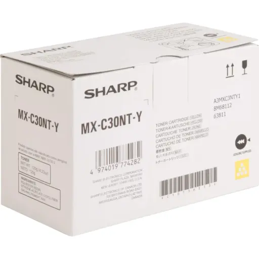 [CSHI134] MX-C30NTY Cartucho de Tóner Amarillo P/MX-C300W SKU: CSHI134