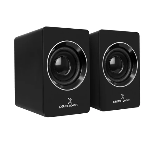 [PC-112914] Perfect Choice Bocinas para Computadora Mosso, Alámbrico, 2.0, USB, Negro SPK-2069 SKU: PC-112914