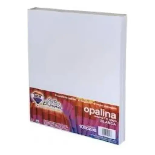 Paquete de Papel Papel opalina Lumen ultra blanca 125g con 100 hojas Tamaño Carta