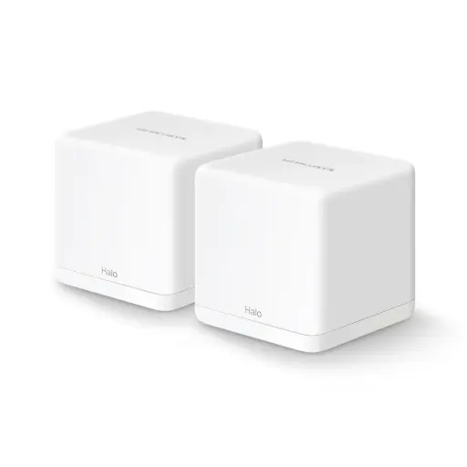[HALO H30G(2-PACK)] Router Mercusys con Sistema de Red Wi-Fi en Malla Halo H30G, 867Mbit/s, 2.4 - 5GHz, Antena Interna - 2 Piezas NIC-4239 SKU: HALO H30G(2-PACK)