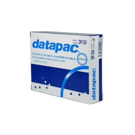 [DP-124] Cinta Datapac DP-124, DP124 NEGRO Cinta Datapac Star Micronics MP200, SP0212PC, SP212FD SKU: DP-124