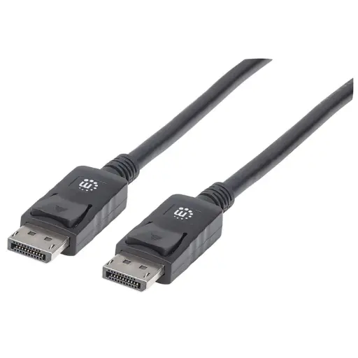 [307116] Manhattan Cable de Video DisplayPort 1.2 Macho - DisplayPort 1.2 Macho, 4K, 60Hz, 2 Metros, Negro CB-355 SKU: 307116