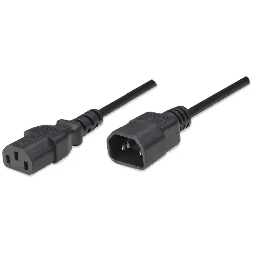 [301152] Manhattan Cable Monitor a CPU, 1.8 Metros, Negro CB-418 SKU: 301152