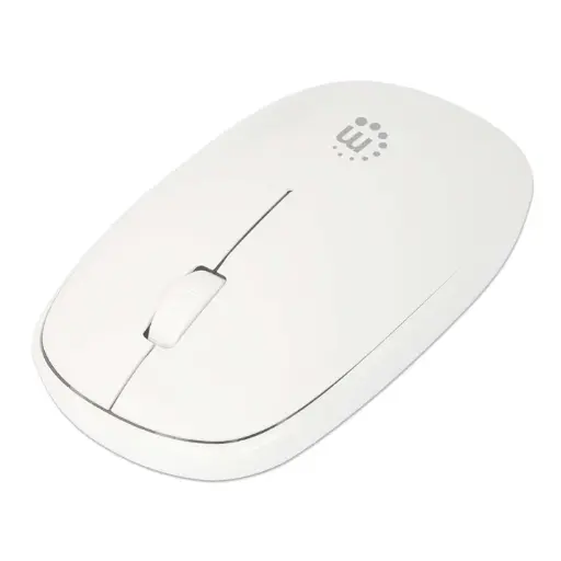 [190329] Mouse Manhattan Óptico 190329, Inalámbrico, USB, 1200 DPI, Blanco MS-1664 SKU: 190329