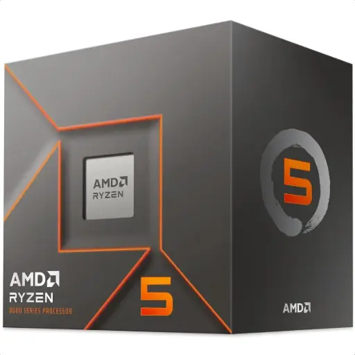 [100-100001591BOX] Procesador AMD Ryzen 5 8400F, Socket AM5, 4.70GHz, 6 Núcleos, 16MB Caché, Incluye Disipador, Sin Gráficos Integrados, CP-1388 SKU: 100-100001591BOX