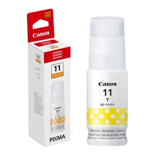 [4536C001] GI-11 Amarillo Original Bote de Tinta GI11 Canon G1130, G3170, G3170, G4170, G3160, G2160, G2170 70ml SKU: 4536C001