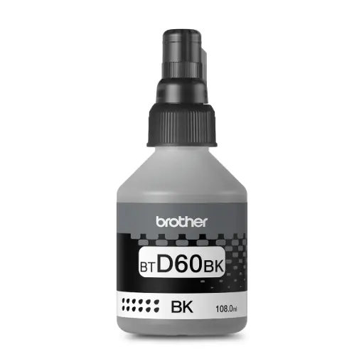 [BTD60BK] BTD60BK Negro Original Bote de Tinta Brother DCP-T310, T220, T510W, T520W, T710W, T720DW, T810W, T910W, T920DW, T4500DW, HL-T4000DW, DCPT420W, DCPT426W 6,500 Pag. SKU: BTD60BK