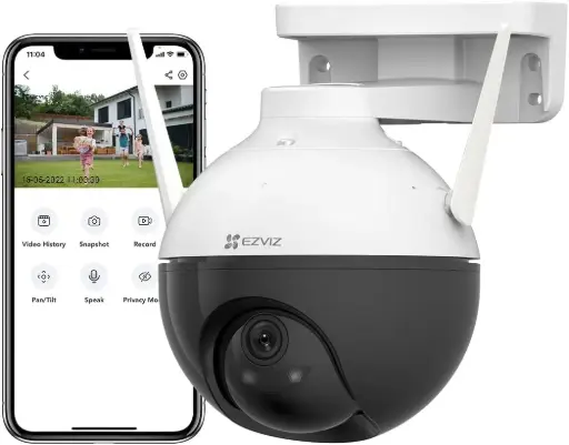 [C8C] Ezviz Cámara IP IR para Exteriores C8C, Inalámbrico/Alámbrico, 1920 x 1080 Pixeles, Día/Noche SKU: C8C
