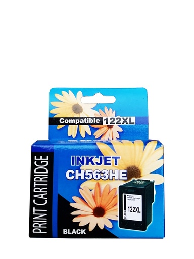[CC563HLG] HP 122XL Negro Compatible Cartucho de Tinta HP122XL HP Deskjet 1000, 1050, 2000, 2050, 3000, 3050 480 páginas SKU: CC563HLG