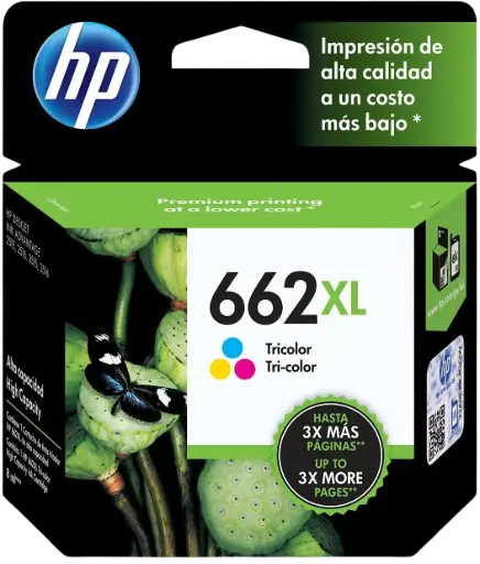 [CZ106AL] HP 662XL Tricolor Original Cartucho de Tinta HP662XL HP Deskjet Ink Advantage  1015, 1515, 1516, 2515, 2516, 2545, 2546, 2645, 2646, 3515, 3516, 3545, 3546, 4645, 4646 8 ml. SKU: CZ106AL