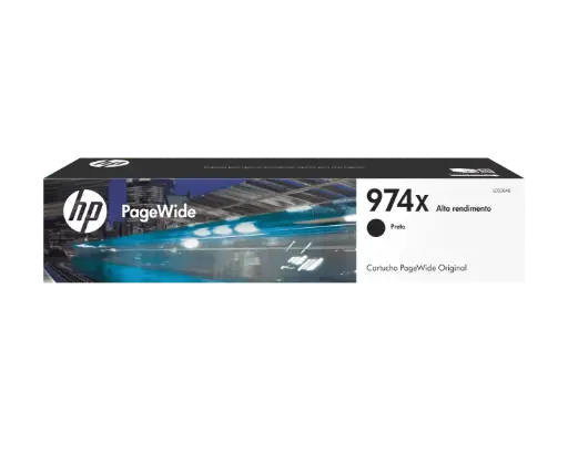 [L0S08AL] HP 974XL Negro Original Cartucho de Tinta HP974XL HP Pagewide Series 352 Y 377; HP Pagewide Pro Series 452, 477, 552, 577 10,000Pag. 182.5ml SKU: L0S08AL