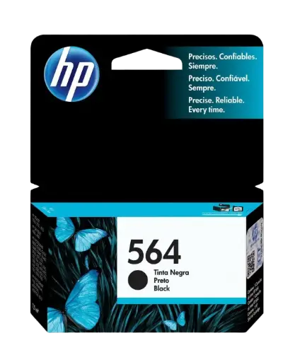 [CB316WL] HP 564 Negro Original Cartucho de Tinta HP564 HP Photosmart B8550, D5400/D7500 Printer series, B109/B110, C5380 All-in-One Printer, C6300, C510, B209, B210,  C309, C310, C410, B8550 and B8850 Photo Printers 250Pag. 6ml SKU: CB316WL