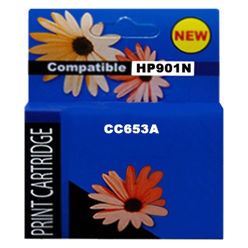 [C653ALCOM] HP 901 Negro Compatible Cartucho de Tinta HP901 Officejet 4500-G510a, 4500-G510b, 4500-G510g, 4500-G510h, 4500-G510n, J4524, J4525, J4535, J4540, J4550, J4580, J4640 series. SKU: C653ALCOM