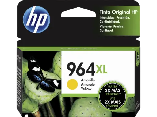 [3JA56AL] HP 964XL Amarillo Original Cartucho de Tinta HP964XL HP Officejet Pro 9010, 9020 24.5ml SKU: 3JA56AL 