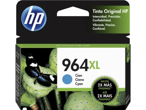 [3JA54AL] HP 964XL Cian Original Cartucho de Tinta HP964XL HP Officejet Pro 9010, 9020 24.5ml SKU: 3JA54AL