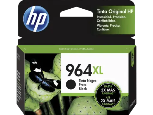 [3JA57AL] HP 964XL Negro Original Cartucho de Tinta HP964XL HP Officejet Pro 9010, 9020 51.5ml SKU: 3JA57AL