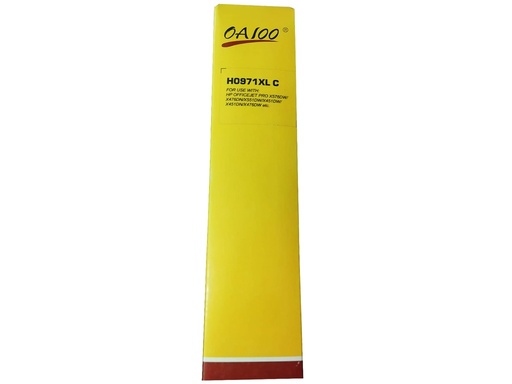 [CN626AMG] HP 971XL Cian Compatible Cartucho de Tinta HP971XL HP Officejet Pro X451dn,dw, X551dw, X476dn, X476dw, X576dw 6,600Pag. 80.5ml
SKU: CN626AMG