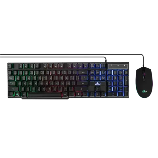 [YKP-20705] Kit Gamer de Teclado y Mouse Yeyian Phoenix Serie 2001, Alámbrico, USB, Negro (Español) SKU: YKP-20705