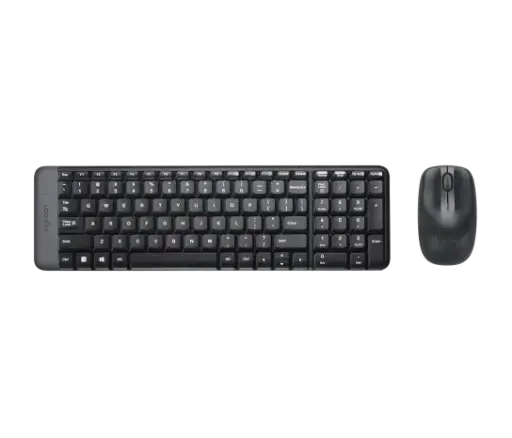 [920-004430] Kit de Teclado y Mouse Logitech MK220, Inalámbrico, USB, Negro (Español) SKU: 920-004430