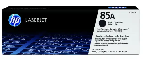 [CE285A] CE285A Original Toner 85A HP LaserJet Pro P1102, P1106, M1132MFP, M1212MFP, M1217MFP, HP LaserJet Pro M1132, M1136, M1139, M1212, M1214, M1217, M1219, P1102, P1109, P1566 1,600 Páginas SKU: CE285A