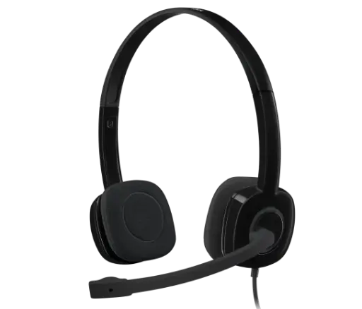 [981-000587] Logitech Audifonos con Microfono H151 Alambrico, 3.5mm, Negro SKU: 981-000587