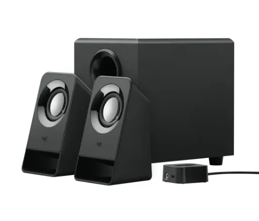 [980-001224] Logitech Bocinas Multimedia con Subwoofer Z213, Alambrico, 2.1, 7W RMS, Negro SKU: 980-001224