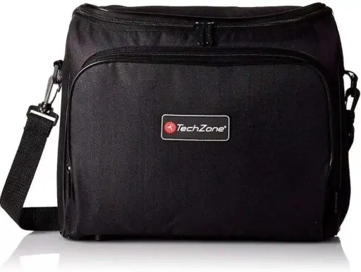 [TZ16BCP33] TechZone Maletín de Nílon TZ16BCP33 para Video Proyectores, Negro Capacidad de Carga para Proyectores de Hasta 29cm× 10.5cm× 27cm ACCTCH5530SKU: TZ16BCP33