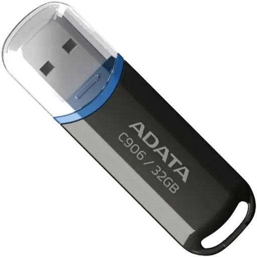 [AC906-32G-RBK] Memoria USB Adata C906, 32GB, USB 2.0, Negro RAM-2253 SKU: AC906-32G-RBK