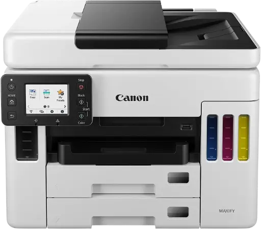 [GX7010] Multifuncional Canon Maxify GX7010 4 en 1 Tinta Continua, 45 ppm B/N 25 ppm a Color Impresora, Copiadora, Escáner Usb, Wifi, Ethernet SKU: 4471C004