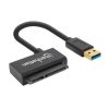 [130424] Manhattan Adaptador SuperSpeed USB 3.0 Macho - SATA 2.5'' Macho, 40cm SKU: 130424