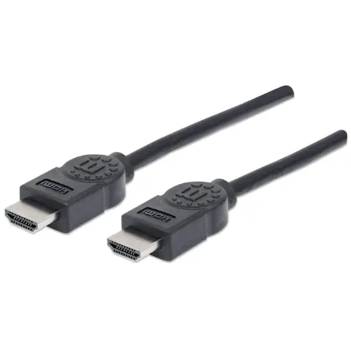 [306119] Manhattan Cable HDMI de Alta Velocidad, HDMI Macho - HDMI Macho, 4K, 30Hz, 3D, 1.8 Metros, Negro CB-166 SKU: 306119