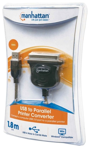 [317016] Manhattan Cable USB - CEN 36, 1.8 Metros, Negro SKU: 317016