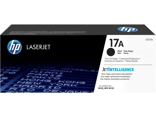 [CF217A] CF217A Original Toner 17A HP LaserJet Pro M102A, MFP M130A, M130FN, M130FW, M130NW 1,600 Páginas SKU: CF217A