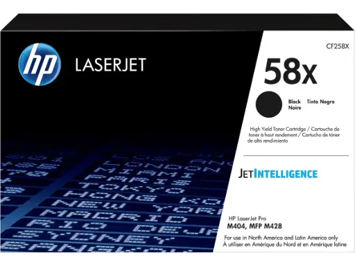 [CF258X] CF258X Original Toner 58X HP LaserJet Pro M404, MFP M430, M406, MFP M428 10,000 Páginas SKU: CF258X