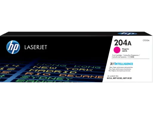 [CF513A] CF513A Magenta Original Toner 204A HP LaserJet M154, MFP M180, MFP M181 900 Páginas SKU: CF513A