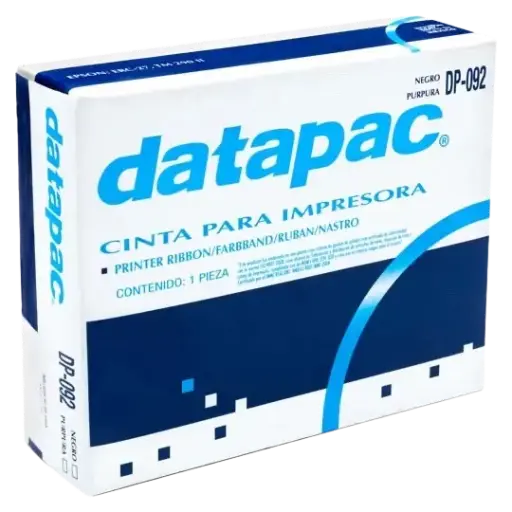 [DP-092] Cinta Datapac DP-092, DP092 Epson (Similar ERC-27) ERC27, Epson M 290, Epson M 290II, Epson TM 290, TM 295, Epson TM 290II, Fujitsu G 5800, Fujitsu G 5840, NCR 5100 SKU: DP-092