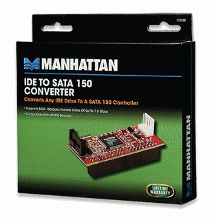 [170598] Manhattan Convertidor IDE - SATA 150, 1500 Mbit/s, con 1 Puerto SKU: 170598