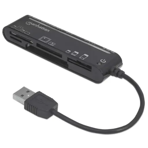 [101998] Manhattan Lector de Memoria USB 2.0, 79 en 1, 480 Mbit/s, Negro SKU: 101998