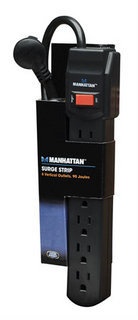 [161138] Manhattan Supresor de Picos 161138, 6 Contactos, 90 Joules SKU: 161138