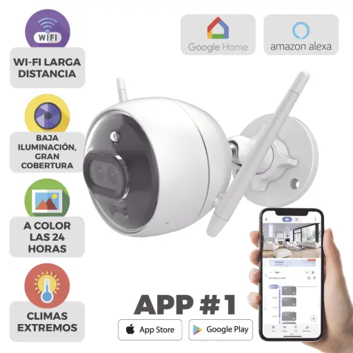 [C3X] Cámara IP EZVIZ C3X, Visión Nocturna a Color, Reconocimiento de Personas y/o Vehículos (1920 x 1080) SKU: CS-CV310-C1-6B22WFR SKU: C3X