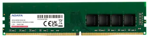 [AD4U320016G22-SGN] Memoria RAM Adata DDR4, 3200MHz, 16GB, Non-ECC, CL22 1.2V SKU: AD4U320016G22-SGN