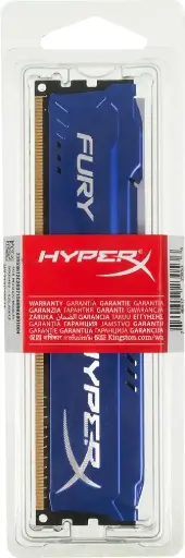 Memoria RAM UDIMM Kingston HyperX FURY Blue DDR3, 1866MHz, 4GB, Non-ECC, CL10 SKU: HX318C10F/4