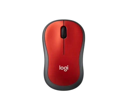 [910-003635] Mouse Logitech Óptico M185, Inalámbrico, USB, Rojo SKU: 910-003635