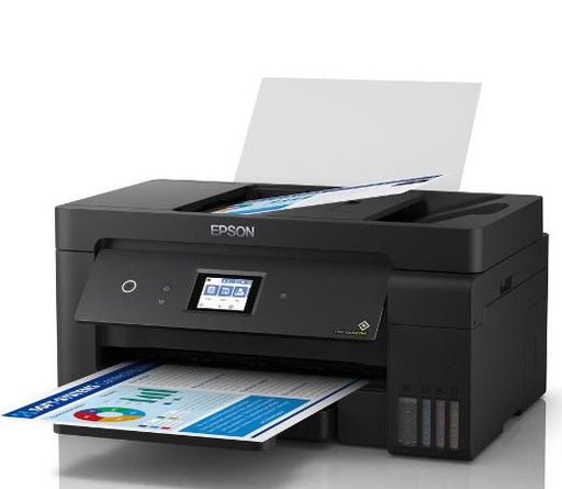[C11CH96301] Multifuncional Epson EcoTank L14150, Color, Inyección, Tanque de Tinta, Inalámbrico, Impresora Copiadora Escáner Fax Tinta Continua Doble Carta, Tabloide, A3 25ppm SKU: C11CH96301