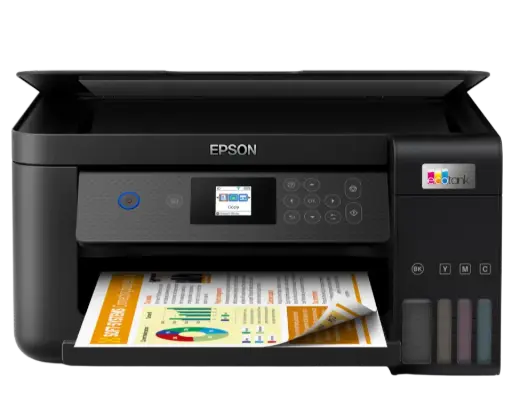 [C11CJ63301] Multifuncional Epson EcoTank L4260, Color, Inyección, Tanque de Tinta, Inalámbrico, Impresora, Copiadora, Escaner, Duplex Wifi Direct 33ppm Negro, 15ppm  SKU: C11CJ63301
